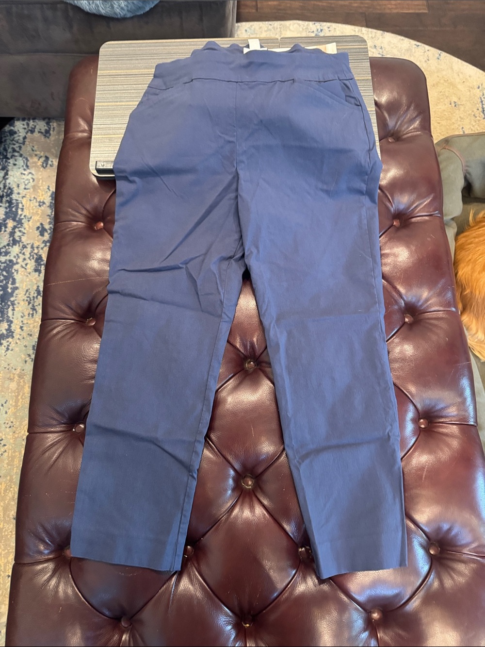 Perfect Stretch Navy Stretch capri  Pants Size 2 by Chicos